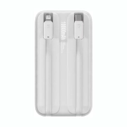 پاوربانک بیسوس مدل Comet ظرفیت 10000mAh همراه با کابل - سفید 3