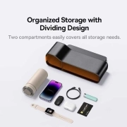 جعبه نظم دهنده داخل خودرو بیسوس مدل Gap Organizers - مشکی