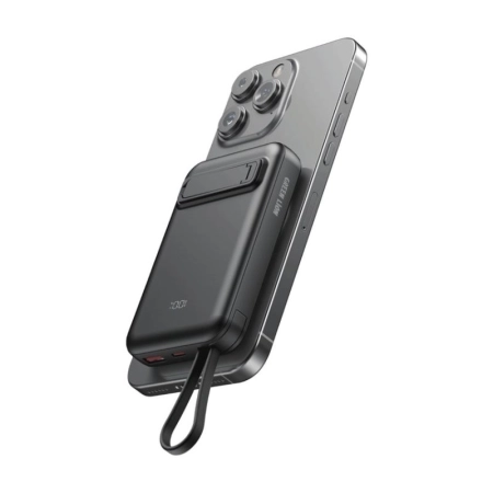 پاوربانک مگنتی گرین لاین مدل DXB Magsafe ظرفیت 10000mAh - مشکی