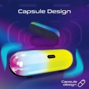 اسپیکر بلوتوثی قابل حمل پرومیت مدل LUMIBAR با نورپردازی RGB 5