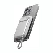 پاوربانک مگنتی گرین لاین مدل DXB Magsafe ظرفیت 10000mAh - نقره‌ای