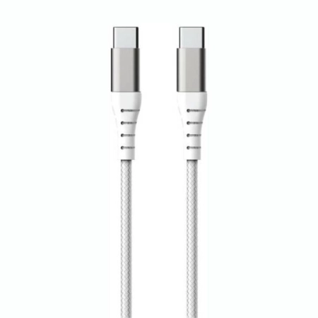 کابل شارژر سریع USB-C به USB-C فورس مدل FPLICC2MW طول 2m - سفید