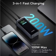 پاوربانک انکر مدل a1336011 ظرفیت 20000mAh و توان 200W - مشکی