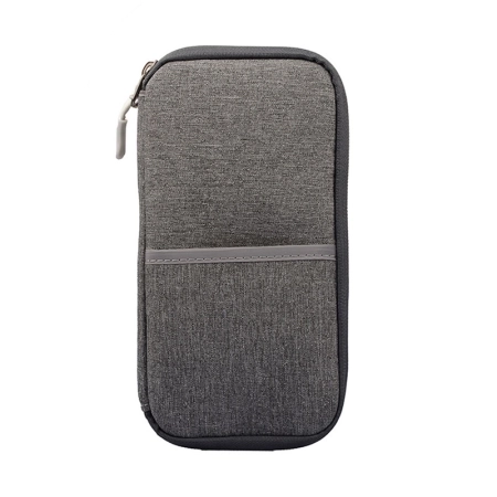 کیف پاسپورت هپی کمپ کد 46823 - طوسی