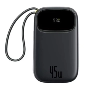 پاوربانک بیسوس مدل EnerFill FC31 Qpow 3 ظرفیت 20000mAh و توان 45W - مشکی 1