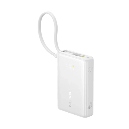 پاوربانک بیسوس مدل PicoGo ظرفیت 10000mAh - سفید