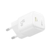 شارژر دیواری بیسوس مدل PicoGo GaN 45W - سفید