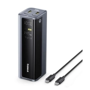 پاوربانک بیسوس مدل EnerGeek GP12 ظرفیت 20800mAh و توان 145W - خاکستری فضایی