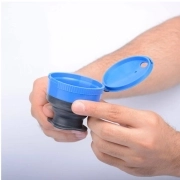 لیوان تاشو لایف کمپ کد 45841 ظرفیت 250ml – آبی