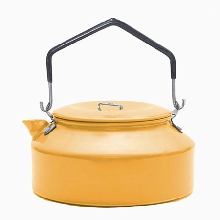 کتری 900 میلی‌لیتری لایف کمپ کد 45854 - زرد