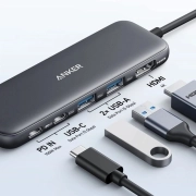 هاب USB-C پنج پورت انکر مدل A8355H11 - مشکی 1