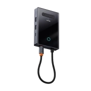 هاب USB-C هشت پورت بیسوس مدل PioneerJoy - خاکستری