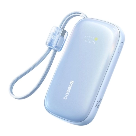 پاوربانک بیسوس مدل EnerFill FC21 Qpow 3 ظرفیت 10000mAh - آبی