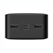 پاوربانک بیسوس مدل PPBD05020 ظرفیت 30000mAh به همراه کابل - مشکی