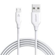 کابل شارژ USB-A به MicroUSB انکر مدل A8133H21 طول 1.8m - سفید