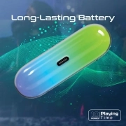 اسپیکر بلوتوثی قابل حمل پرومیت مدل LUMIBAR با نورپردازی RGB
