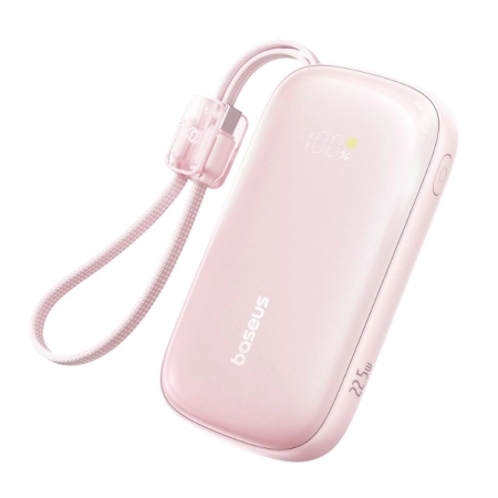 پاوربانک بیسوس مدل EnerFill FC21 Qpow 3 ظرفیت 20000mAh - صورتی