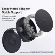 پایه نگهدارنده موبایل بیسوس مدل MagPro Foldable - مشکی