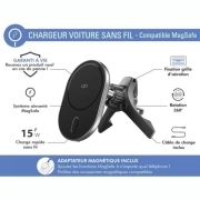 شارژر بی سیم فورس مدل FPMSPADAIRV15WB 15W - مشکی 4