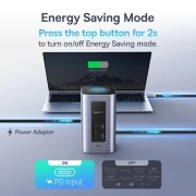 داک استیشن دوازده پورت بیسوس مدل Nomos NU1 Air Win – خاکستری
