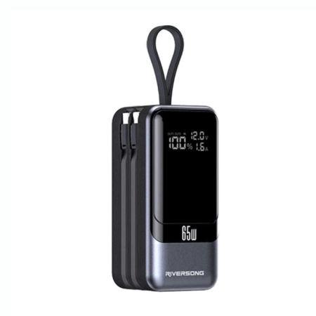 پاوربانک ریورسانگ مدل PHANTOM 65S ظرفیت 20000mAh و توان 65W - خاکستری