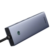 هاب USB-C ده پورت بیسوس مدل UltraJoy- خاکستری