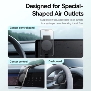 پایه نگهدارنده مگنتی گوشی بیسوس مدل PrimeTrip C02 Air – مشکی