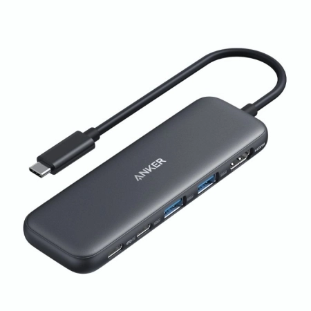 هاب USB-C پنج پورت انکر مدل A8355H11 - مشکی