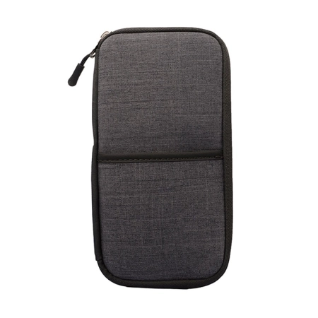 کیف پاسپورت هپی کمپ کد 46823 - ذغالی