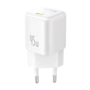 شارژر دیواری بیسوس مدل PicoGo GaN 45W - سفید
