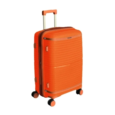 چمدان نشکن تیتان پلورا مدل TP6666 سایز بزرگ - نارنجی