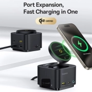هاب USB-C 7 پورت بیسوس مدل MagPro Series II – مشکی