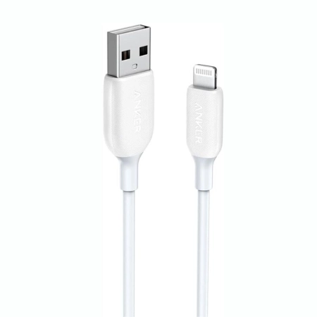 کابل شارژ USB-A به لایتنینگ انکر مدل A8812H21 طول 90cm- سفید