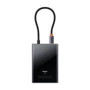 هاب USB-C هشت پورت بیسوس مدل PioneerJoy - خاکستری