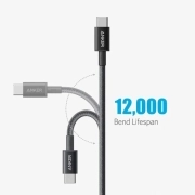 کابل شارژر سریع USB-C به USB-C انکر مدل A8757h112 طول 1.8m - مشکی 1