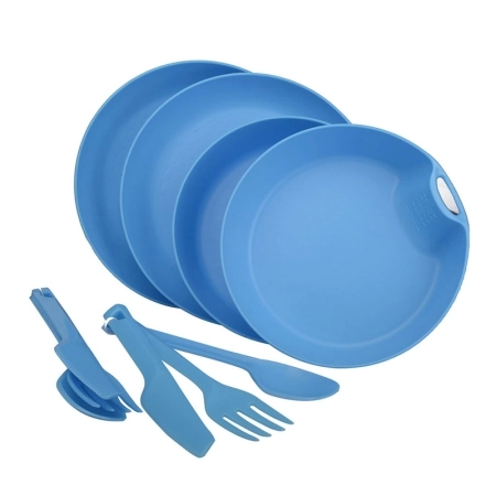 ست ظروف 2 نفره لایف کمپ 10 تکه کد 45806 - آبی آسمانی