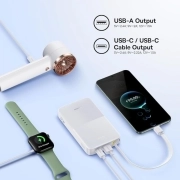 پاوربانک بیسوس مدل EnerFill FC51 Bipow2 Pro ظرفیت 1000mAh - سفید