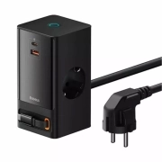 شارژر رومیزی بیسوس مدل PowerCombo PSLR000301 65W - مشکی 1