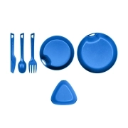 ست ظروف 1 نفره لایف کمپ 6 تکه کمبو کد 45818 - آبی کاربنی