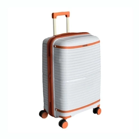 چمدان نشکن تیتان پلورا مدل TP6666 سایز کوچک - طوسی روشن