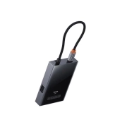هاب USB-C هشت پورت بیسوس مدل PioneerJoy - مشکی 1