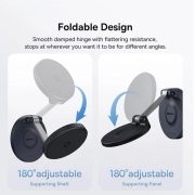 پایه نگهدارنده موبایل بیسوس مدل MagPro Foldable - مشکی