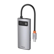 هاب USB چهار پورت بیسوس مدل Metal Gleam CAHUB-CY0G – خاکستری