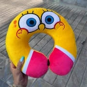 بالش دورگردنی فوروارد مدل SpongeBob کد FCLT500506 - سرخابی