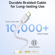 پاوربانک بیسوس مدل EnerFill FC51 Bipow2 Pro ظرفیت 1000mAh - سفید 1