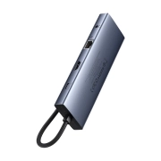 هاب USB-C ده پورت بیسوس مدل UltraJoy- خاکستری