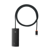 هاب چهار پورت Type-C بیسوس مدل Lite Series - مشکی
