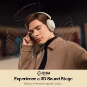 هدفون بلوتوثی بیسوس مدل Bowie D05 - سفید