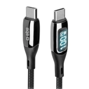 کابل USB-C به USB-C شارژ سریع SBS مدل TECABLETCCLED100WK طول 1m - مشکی