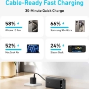 پاوربانک انکر Anker مدل A1383H11 87W ظرفیت 20000mAh - مشکی